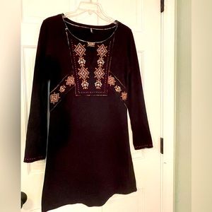 Sacred Threads - black 100% cotton with lovely embroidery.